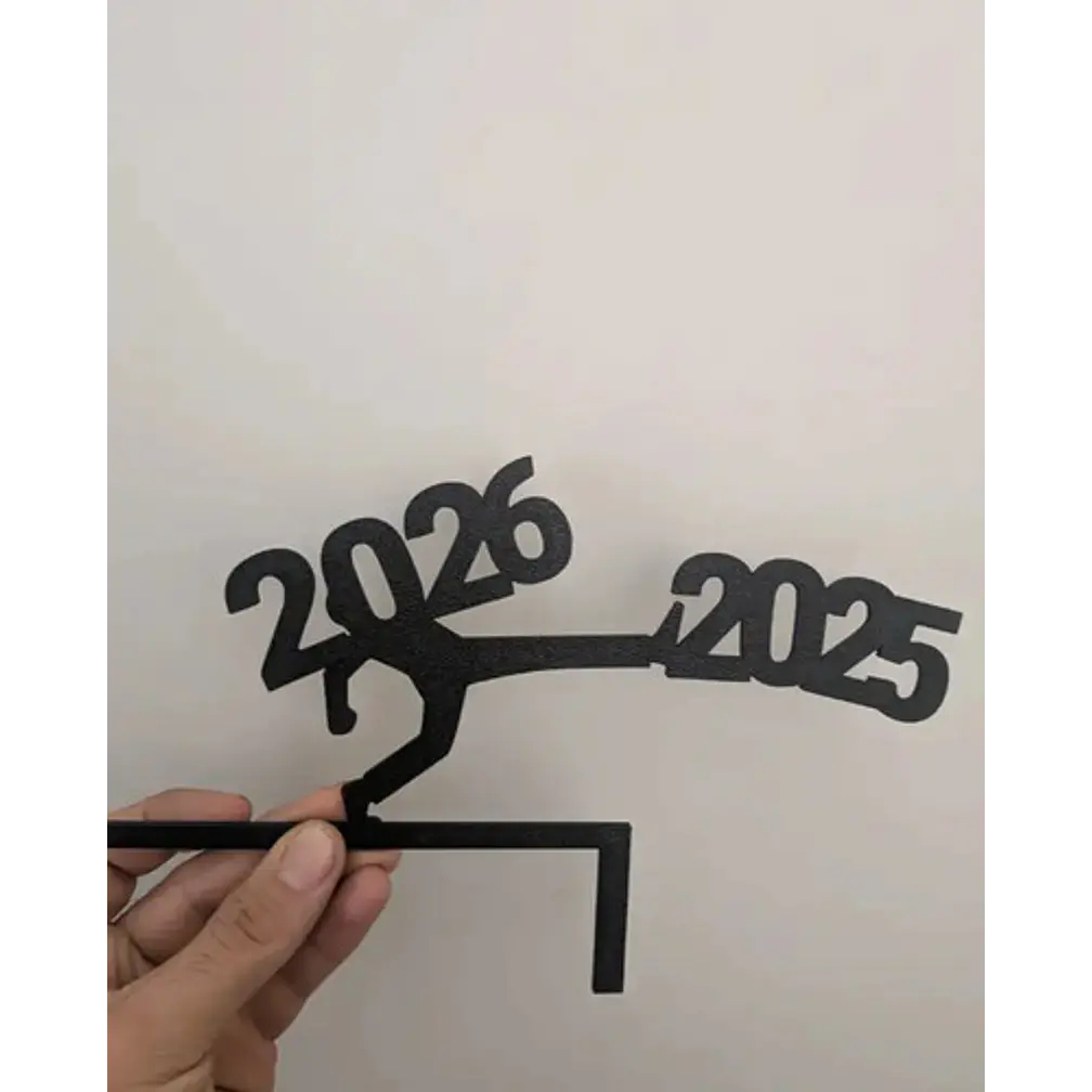Adorno Navidad - Esquinero De Puerta Año 2026 4