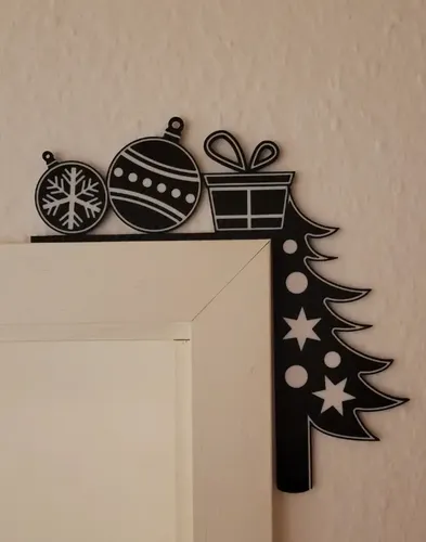 Adorno - Esquinero Para Puerta Navideño - Foto 2