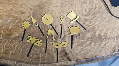 Juego De Decoración Para Año Nuevo (pack 10)