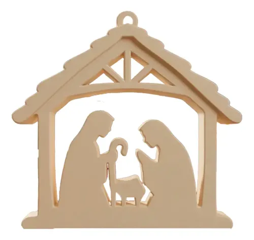 Adorno Navidad - Pesebre Noche De Paz