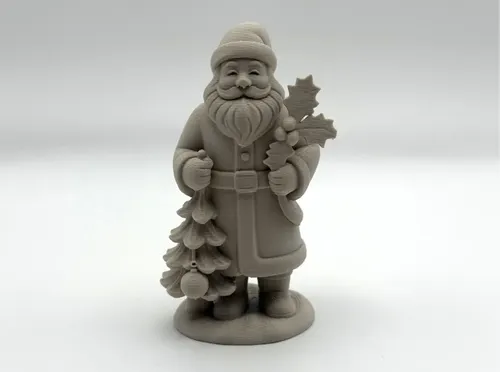 Adorno Navideño- Papá Noel Con Muérdago