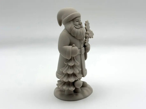 Adorno Navideño- Papá Noel Con Muérdago - Foto 2