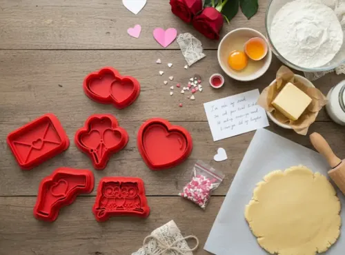 Juego De Cortadores De Galletas - San Valentín