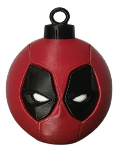 Adorno Para El Árbol De Navidad- Bola De Deadpool