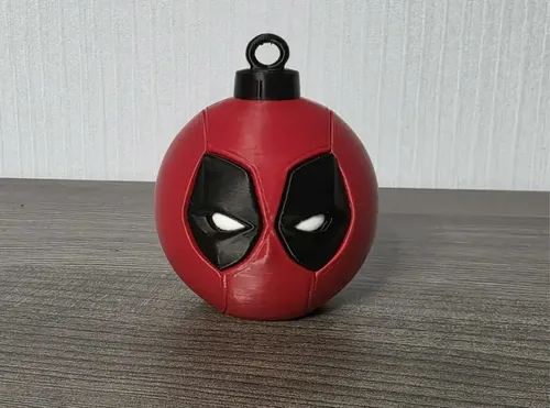 Adorno Para El Árbol De Navidad- Bola De Deadpool - Foto 3