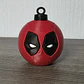 Adorno Para El Árbol De Navidad- Bola De Deadpool - Miniatura 3