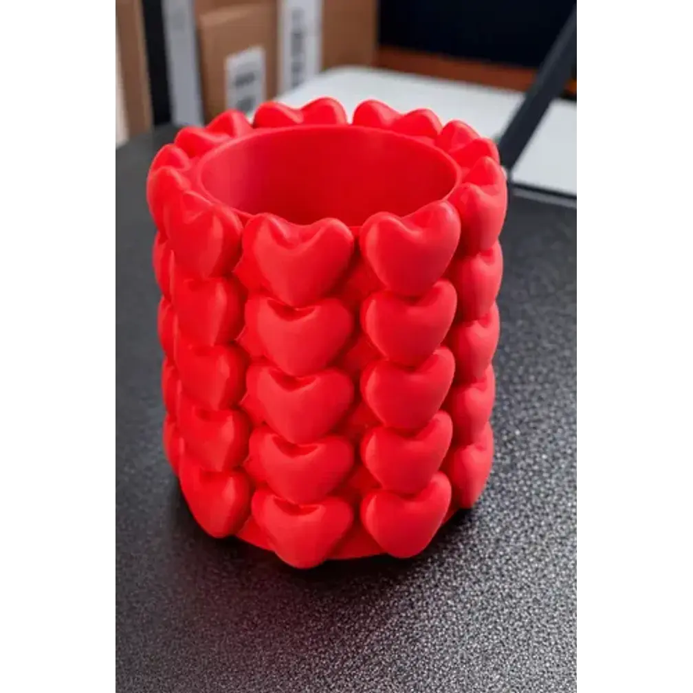 Porta Velas De Corazones - San Valentín 2
