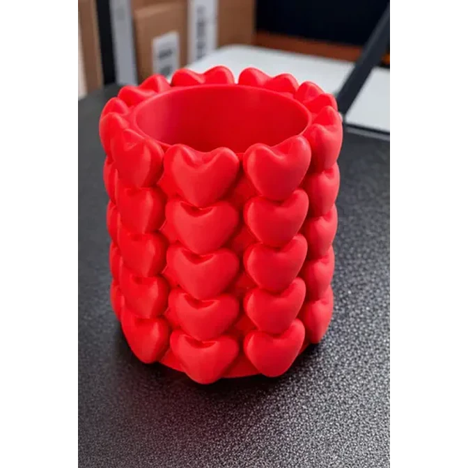 Porta Velas De Corazones - San Valentín 2