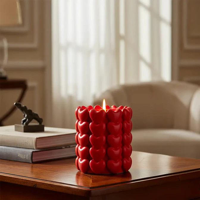 Porta Velas De Corazones - San Valentín 4