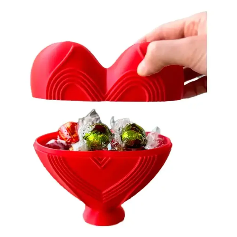 Decoración Caja De Corazón De Pie Para Dulces - San Valentín 1