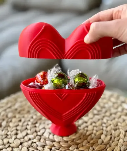 Decoración Caja De Corazón De Pie Para Dulces - San Valentín - Foto 2