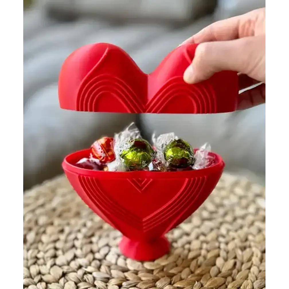 Decoración Caja De Corazón De Pie Para Dulces - San Valentín 2