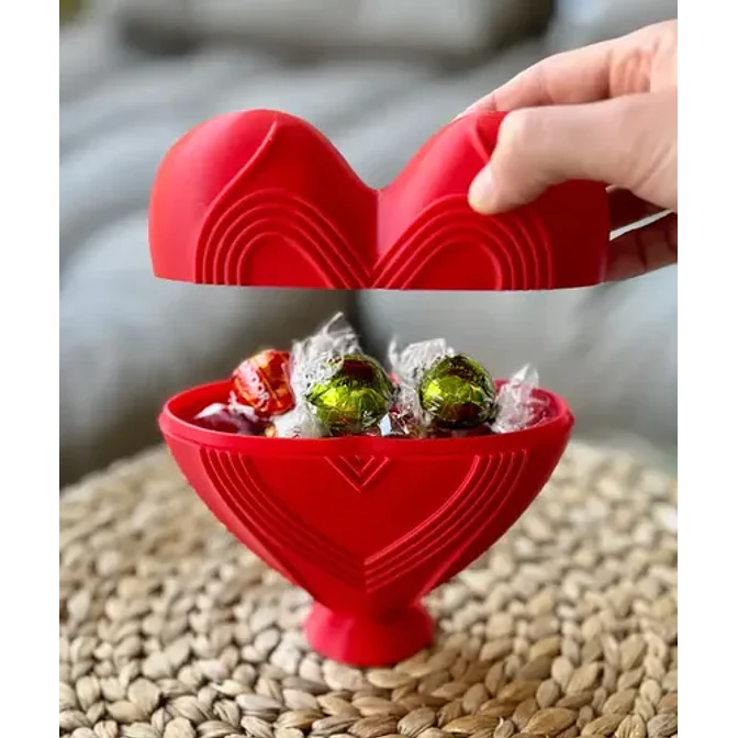 Decoración Caja De Corazón De Pie Para Dulces - San Valentín 2
