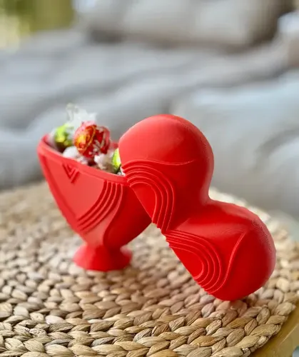 Decoración Caja De Corazón De Pie Para Dulces - San Valentín - Foto 3