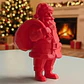 Adorno Navidad - Papa Noel Polígono - Miniatura 4