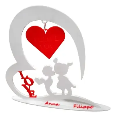 Adorno Corazón San Valentín - Foto 3