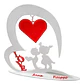 Adorno Corazón San Valentín - Miniatura 3