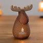 Portavelas Led De Reno Navideño - Miniatura 4