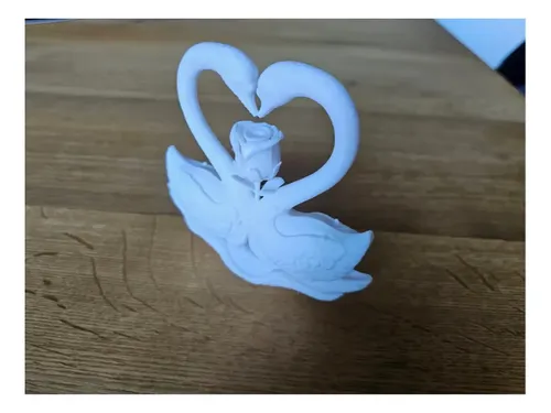 Escultura De Cisne & Rosa Para San Valentín - Foto 4