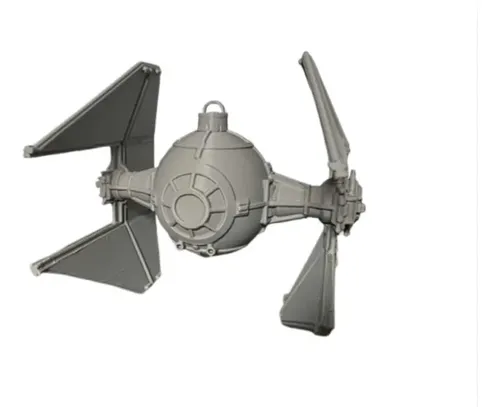 Adorno Para El Árbol De Navidad- Tie Interceptor Star Wars