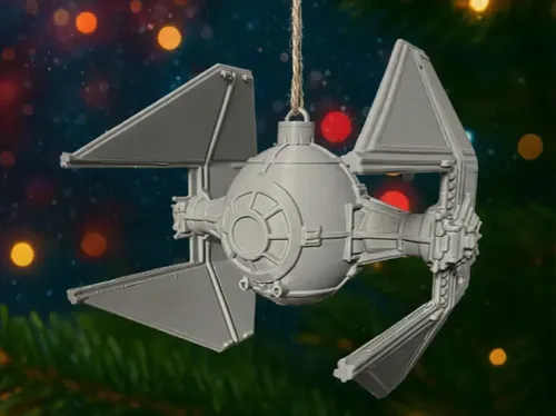 Adorno Para El Árbol De Navidad- Tie Interceptor Star Wars - Foto 2