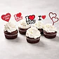 Adornos Para Cupcakes De San Valentín Pack De 5 - Miniatura 1