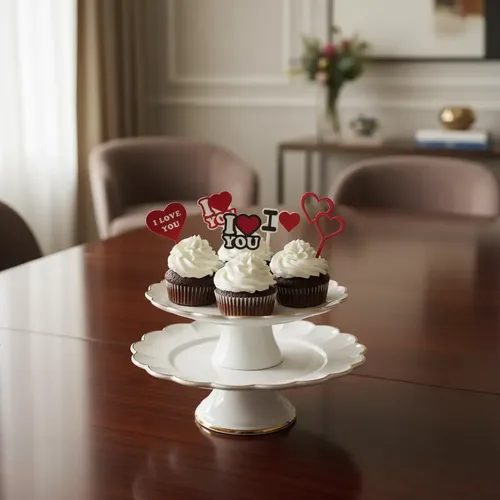 Adornos Para Cupcakes De San Valentín Pack De 5 - Foto 2