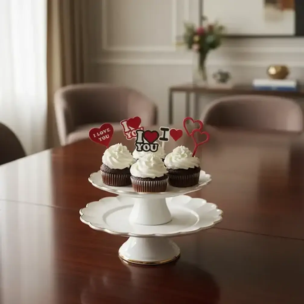 Adornos Para Cupcakes De San Valentín Pack De 5 2
