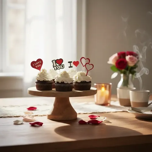 Adornos Para Cupcakes De San Valentín Pack De 5 - Foto 3