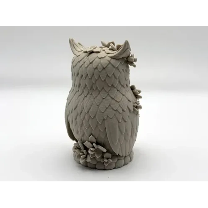 Adorno Decorativo- Escultura Búho Floral 3