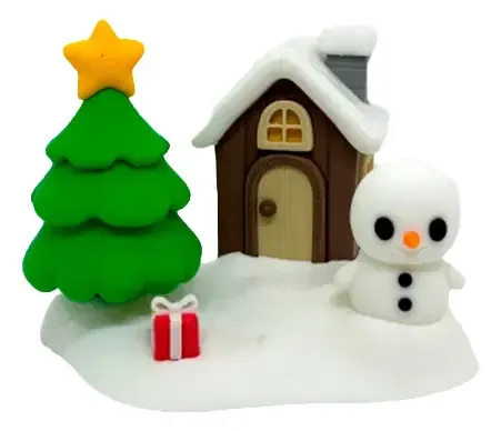 Adorno - Micro Diorama Navideño