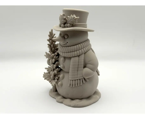 Adorno Navideño- Muñeco De Nieve Sonriente - Foto 2