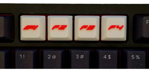Pack Teclas De Fórmula F1/f2/f3/f4 - Teclado Mecánico