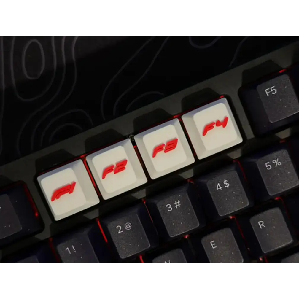 Pack Teclas De Fórmula F1/f2/f3/f4 - Teclado Mecánico 4