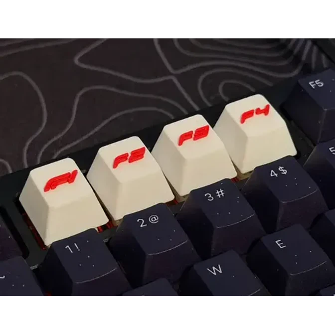 Pack Teclas De Fórmula F1/f2/f3/f4 - Teclado Mecánico 5