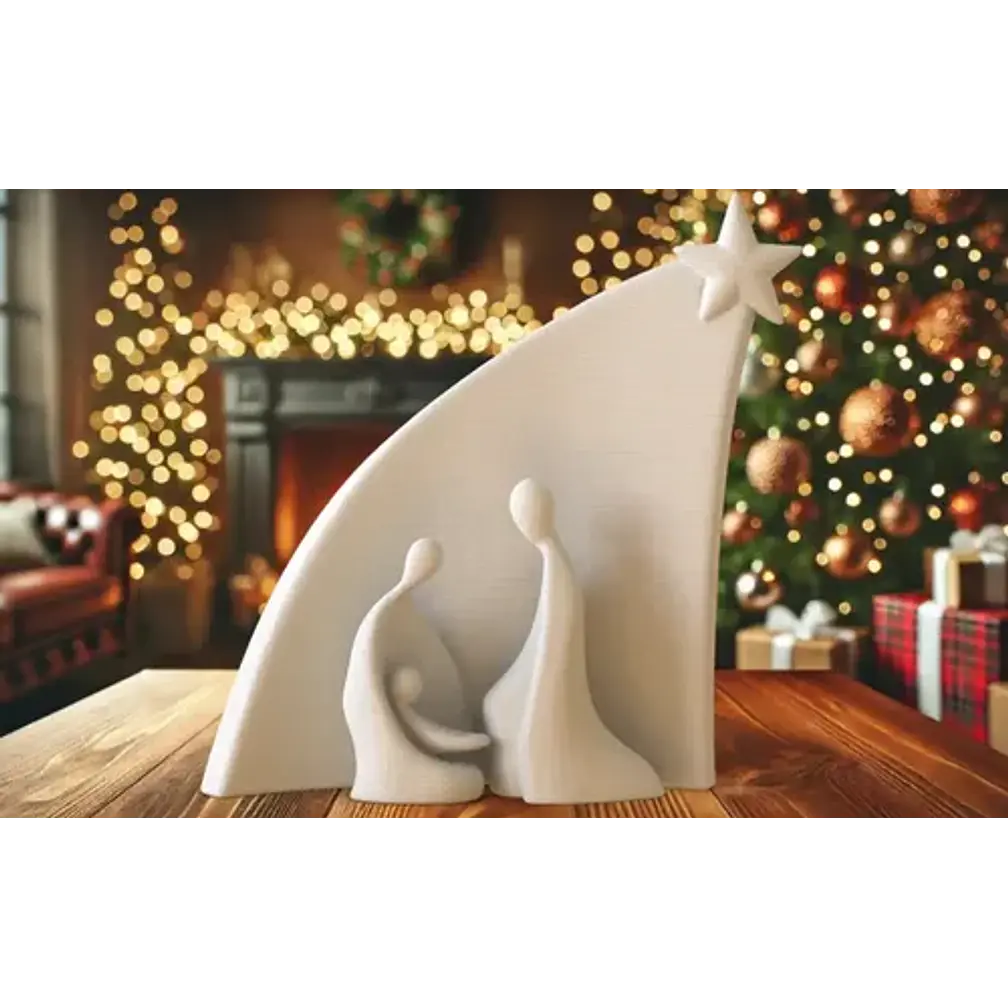 Adornos Navidad - Pesebre Moderno 2