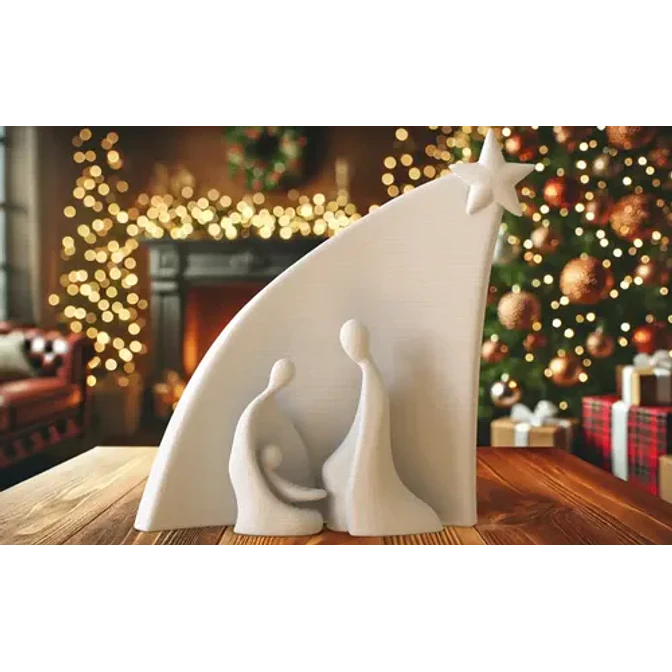 Adornos Navidad - Pesebre Moderno 2