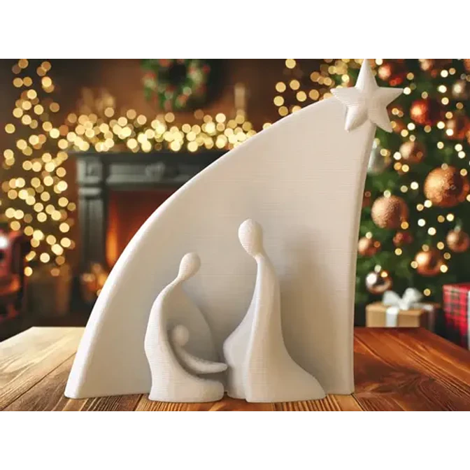 Adornos Navidad - Pesebre Moderno 4