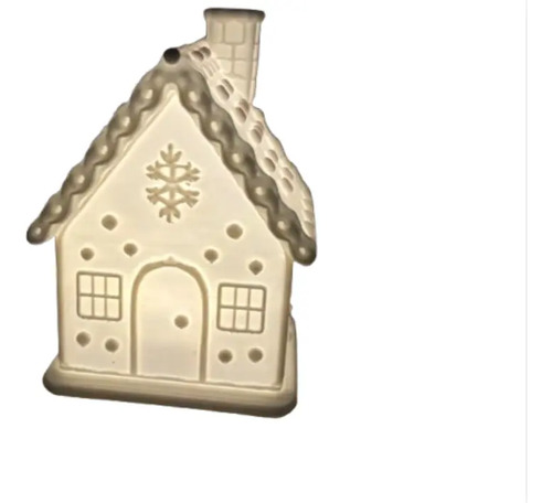 Portavelas Led- Casa De Navidad Invernal