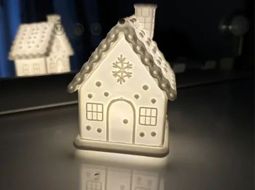 Portavelas Led- Casa De Navidad Invernal - Foto 2