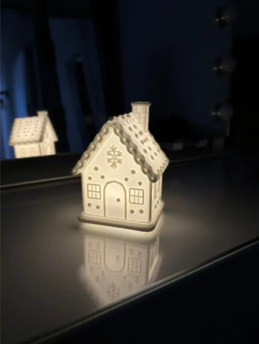 Portavelas Led- Casa De Navidad Invernal - Foto 3