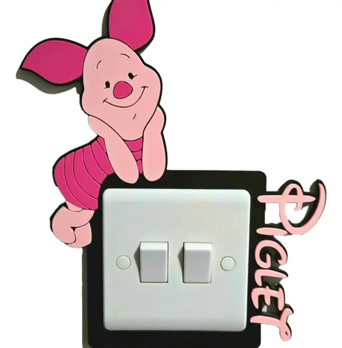 Adorno Para Interruptor - Piglet