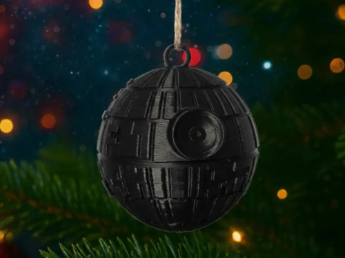 Adorno Para El Árbol De Navidad- Estrella De La Muerte - Foto 2