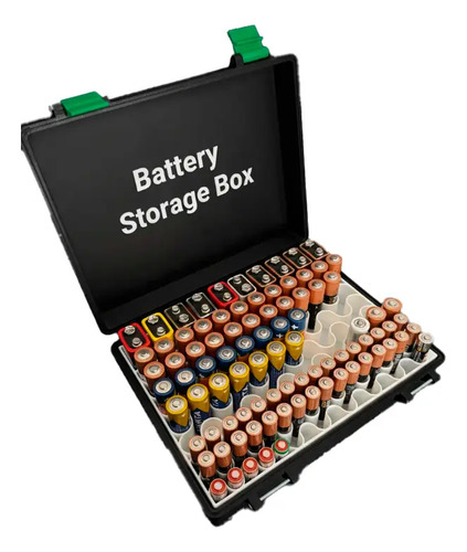 Caja De Almacenamiento De Baterías (para 118 Baterías)