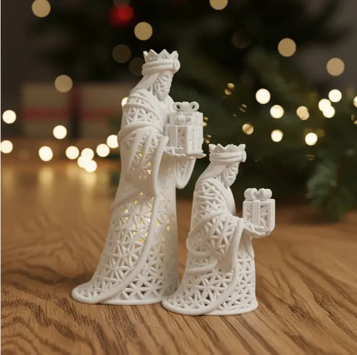 Decoración De Los Reyes Magos Del Pesebre De Navidad