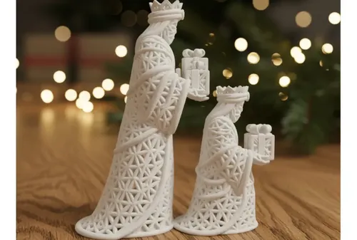 Decoración De Los Reyes Magos Del Pesebre De Navidad - Foto 3