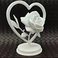 Figura Decorativa - Rosa En El Corazón San Valentín - Miniatura 2