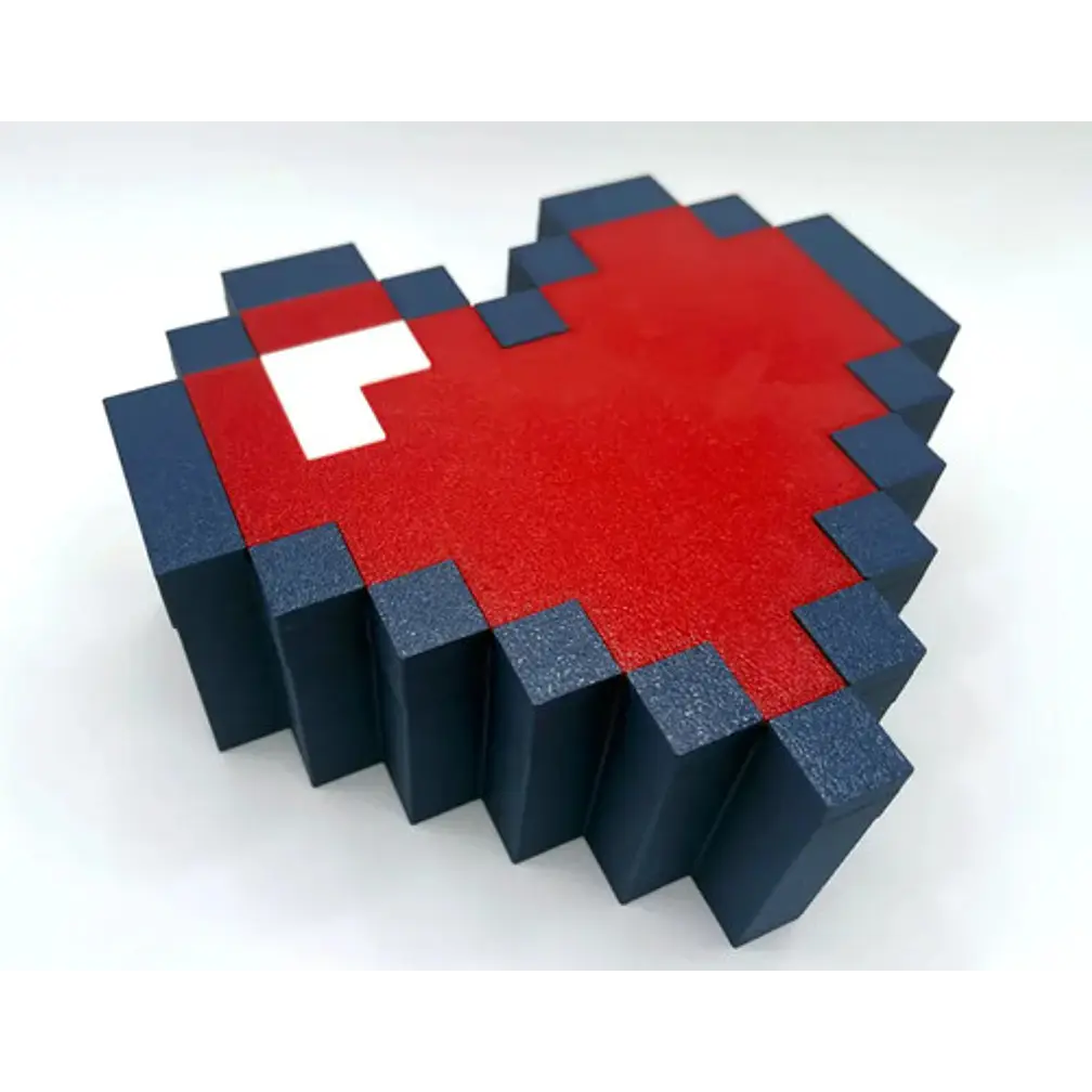 Caja De Corazón De Píxel De 8 Bits Para San Valentín 4