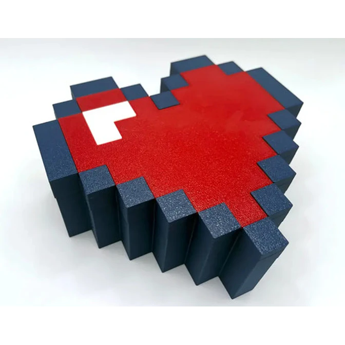 Caja De Corazón De Píxel De 8 Bits Para San Valentín 4