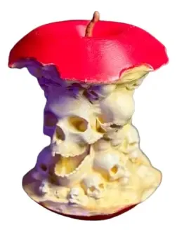Figura De Manzana Con Calaveras - Foto 2